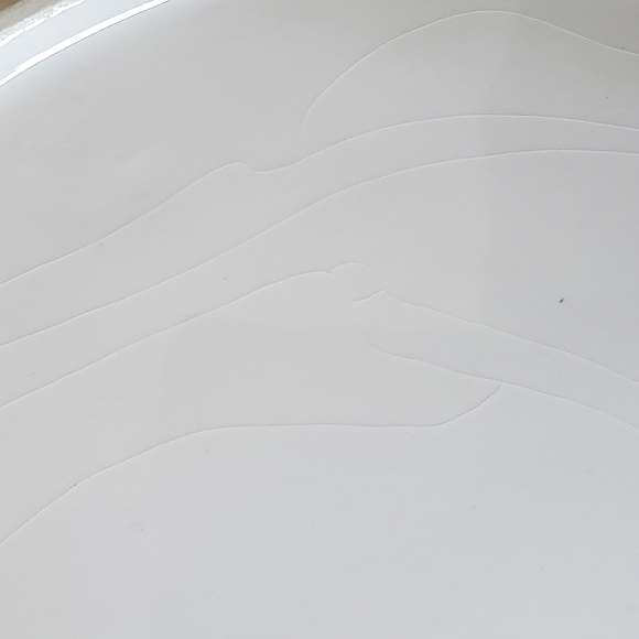 Zanolli Handpainted Blue White Fish Plate Made in Italy - Picture 5 of 5